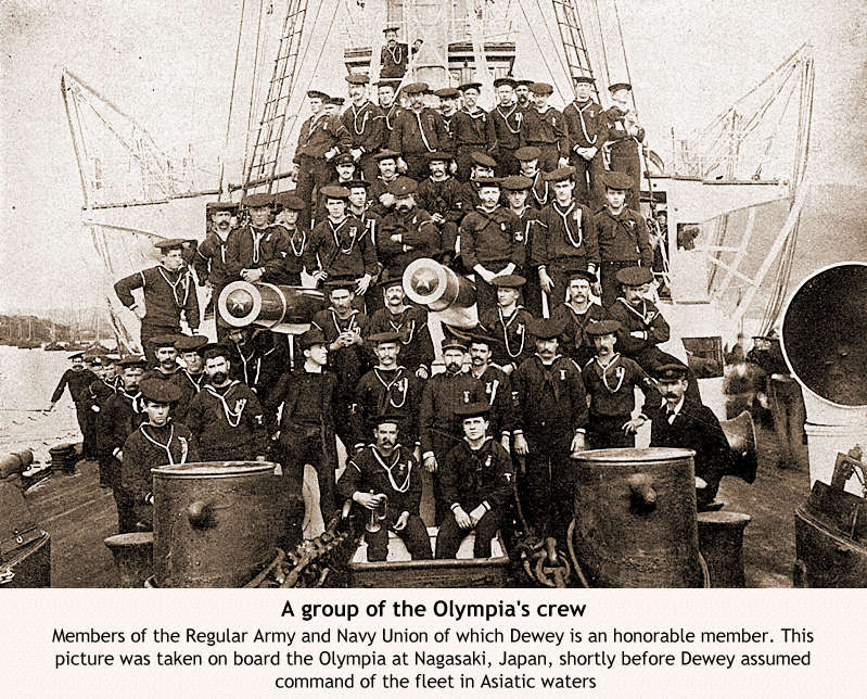 A Group of the Olympia's Crew -- CLICK HERE TO RETURN TO SMALL PICTURE
