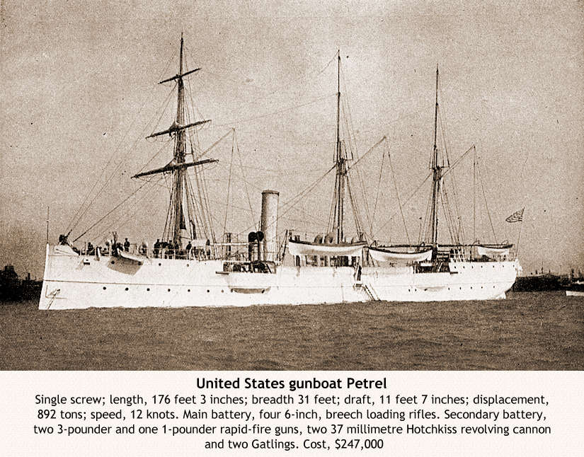 United States Gunboat Petrel -- CLICK HERE TO RETURN TO SMALL PICTURE